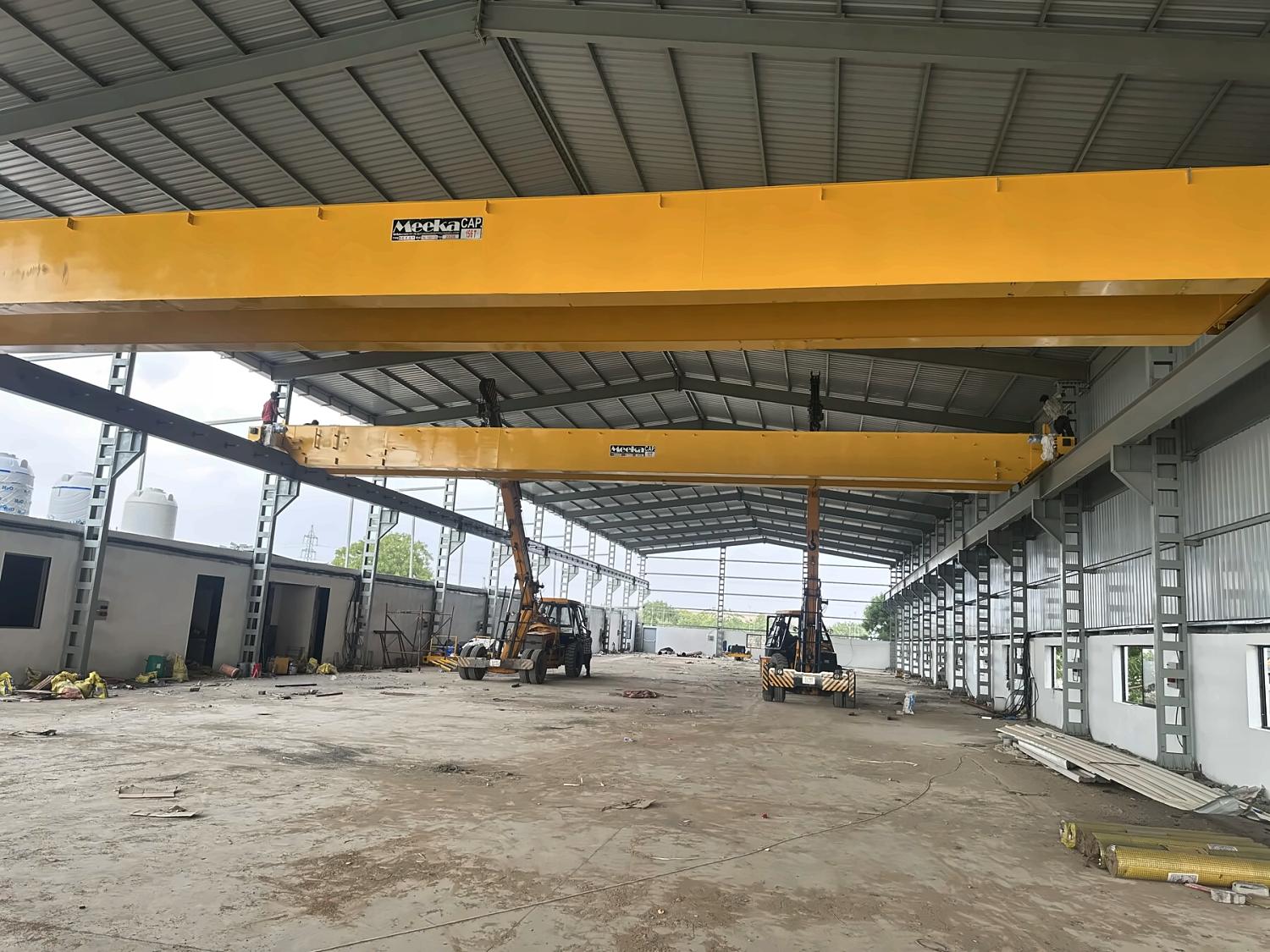 EOT crane, completed shed