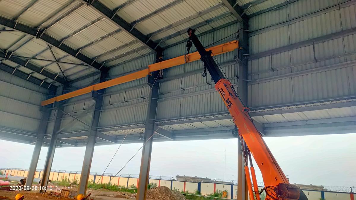 Shed erection, KEC International